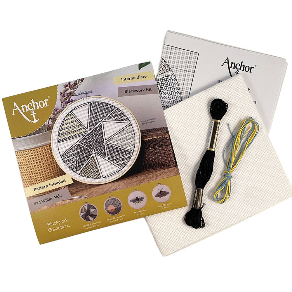 Anchor Blackwork ­Geometric Triangles İşleme Kiti - ABW0004