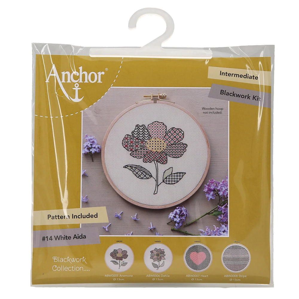 Anchor Modern Blackwork Kit ­ Anemone - ABW0005