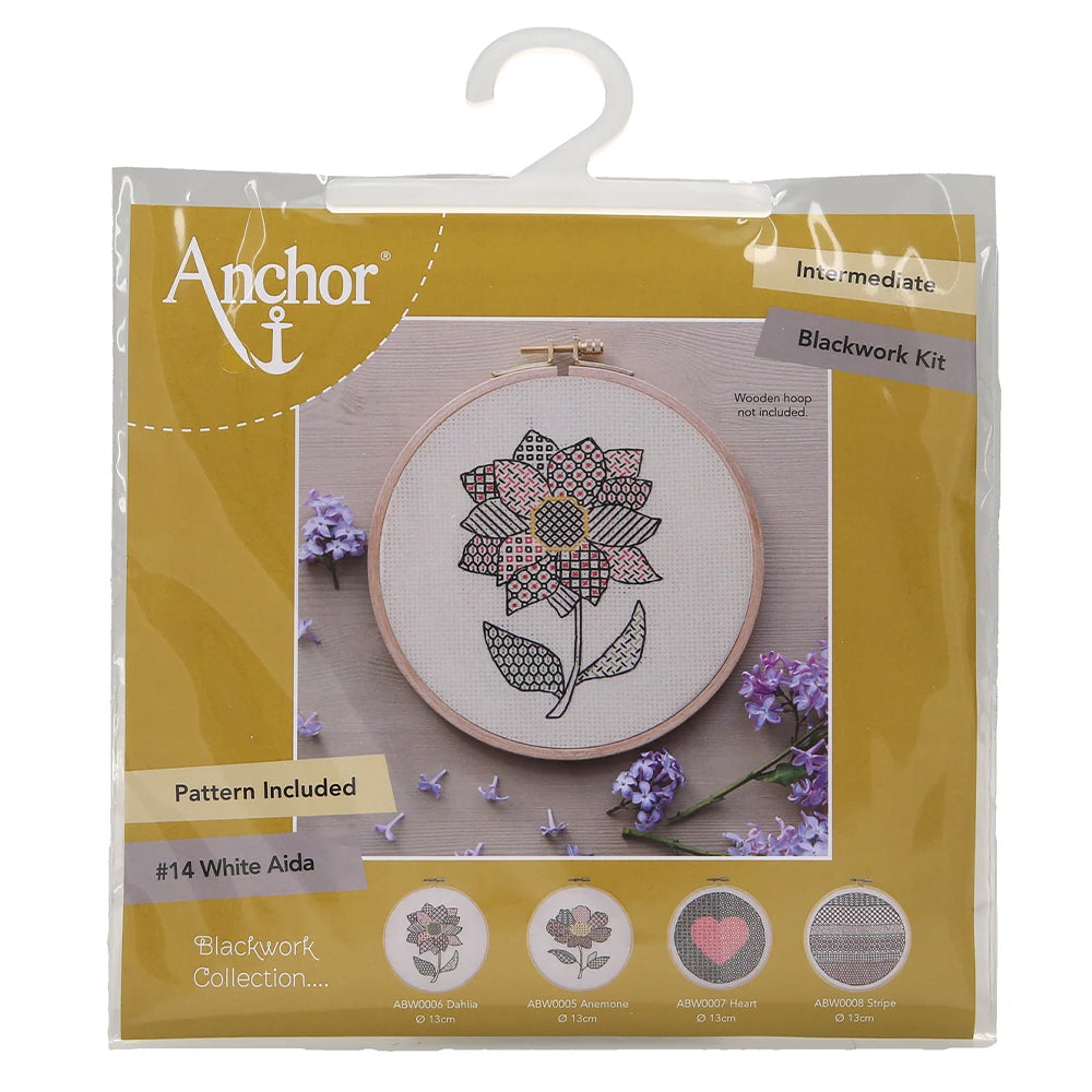 Anchor Modern Blackwork Kit ­ Dahlia - ABW0006