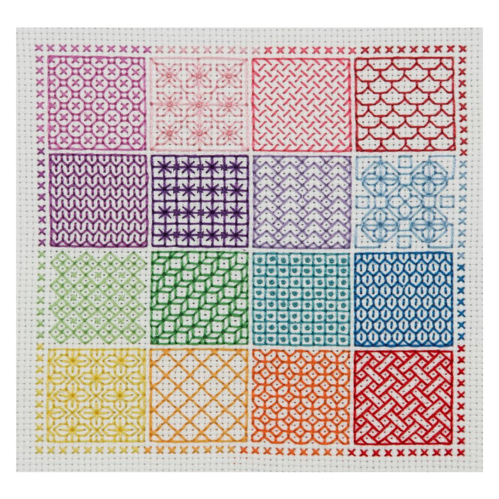 Anchor Modern Blackwork Kit - Sampler - ABW0009