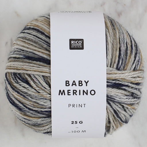 Baby Merino Print 25 gr Bebek El Örgü İpi - 003