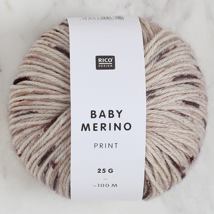 Baby Merino Print 25 gr Bebek El Örgü İpi - 009