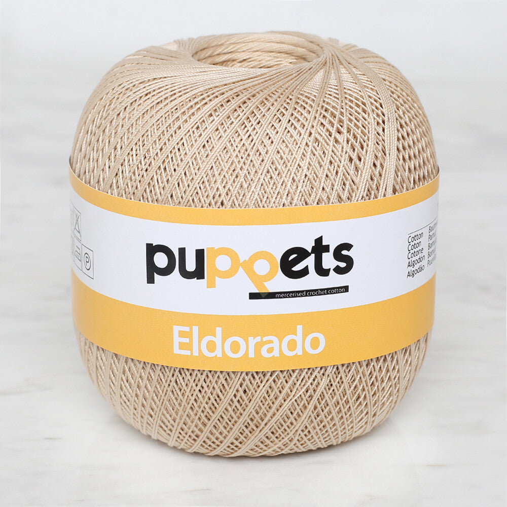 Puppets Eldorado No:16 100 GR Bej Dantel İpi - 07502