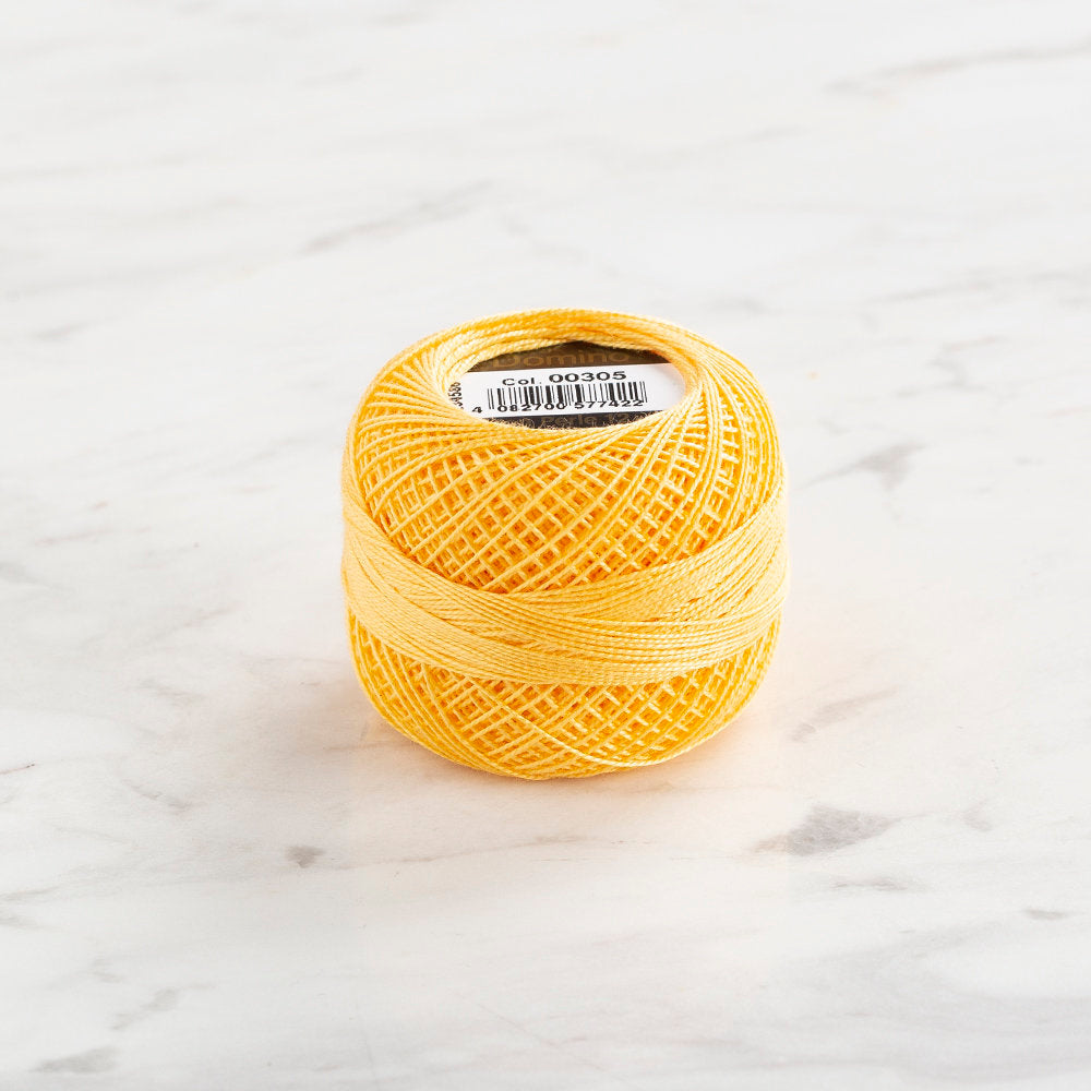 Domino Koton Perle 5gr Açık Sarı No:12 Nakış İpliği - 4590012-305