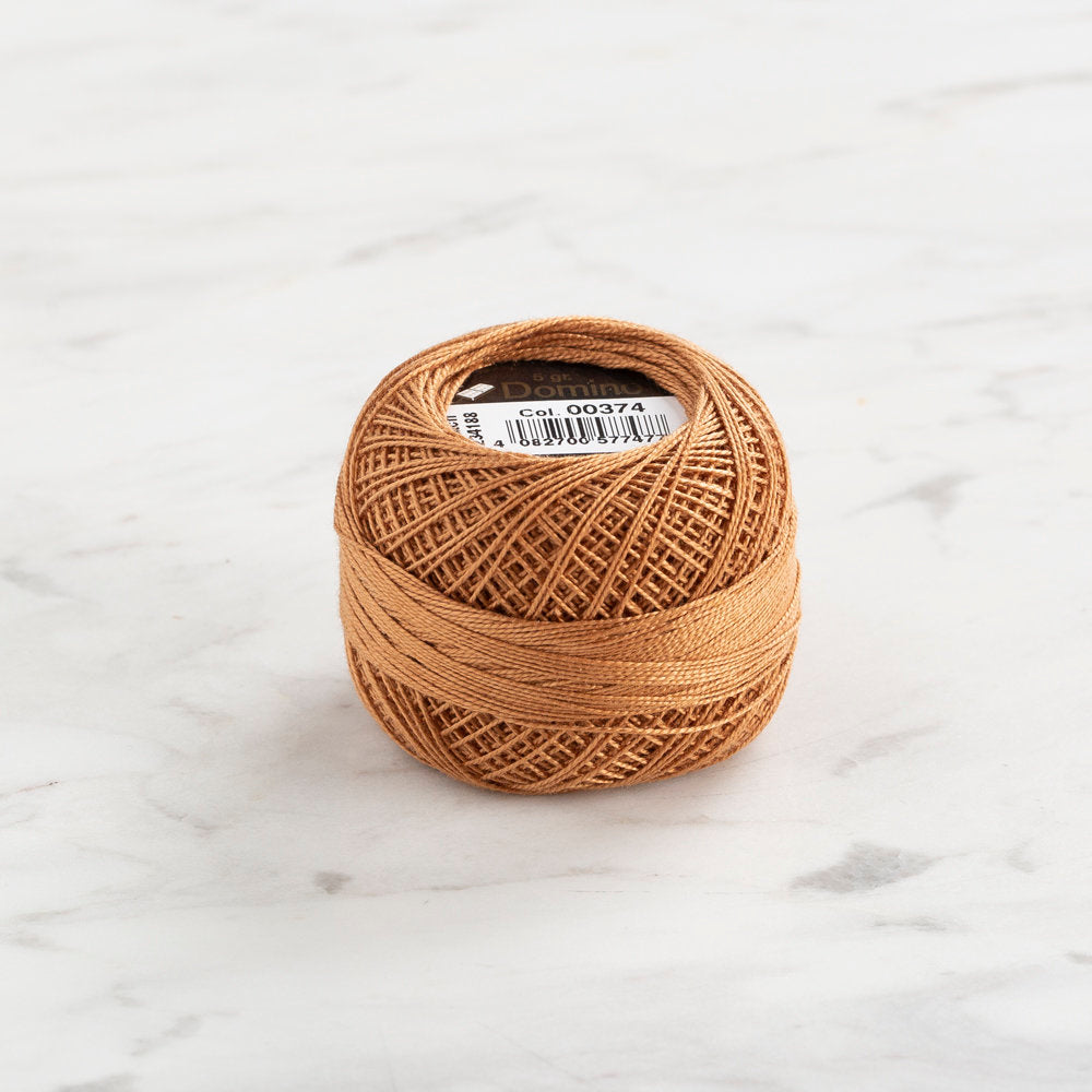 Domino Koton Perle 5gr Kahverengi No:12 Nakış İpliği - 4590012-374