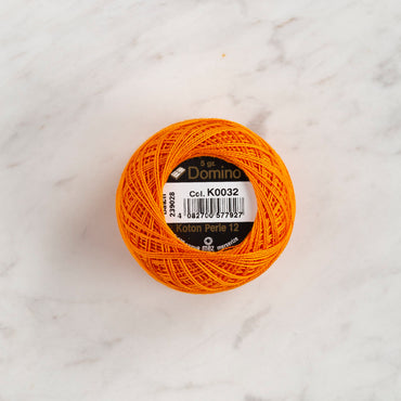 Domino Koton Perle 5gr Turuncu No:12 Nakış İpliği - 4590012-K0032