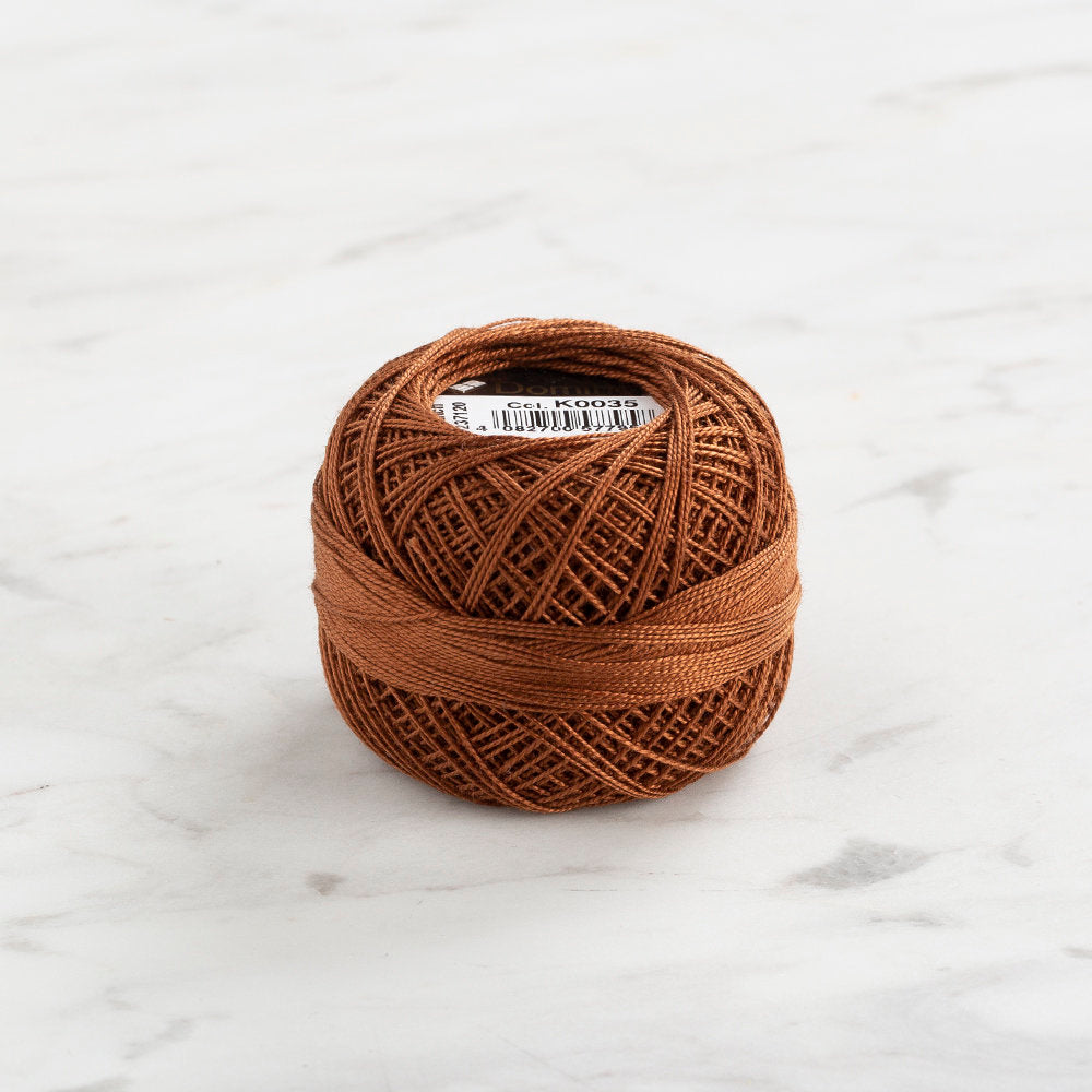 Domino Koton Perle 5gr Kahverengi No:12 Nakış İpliği - 4590012-K0035