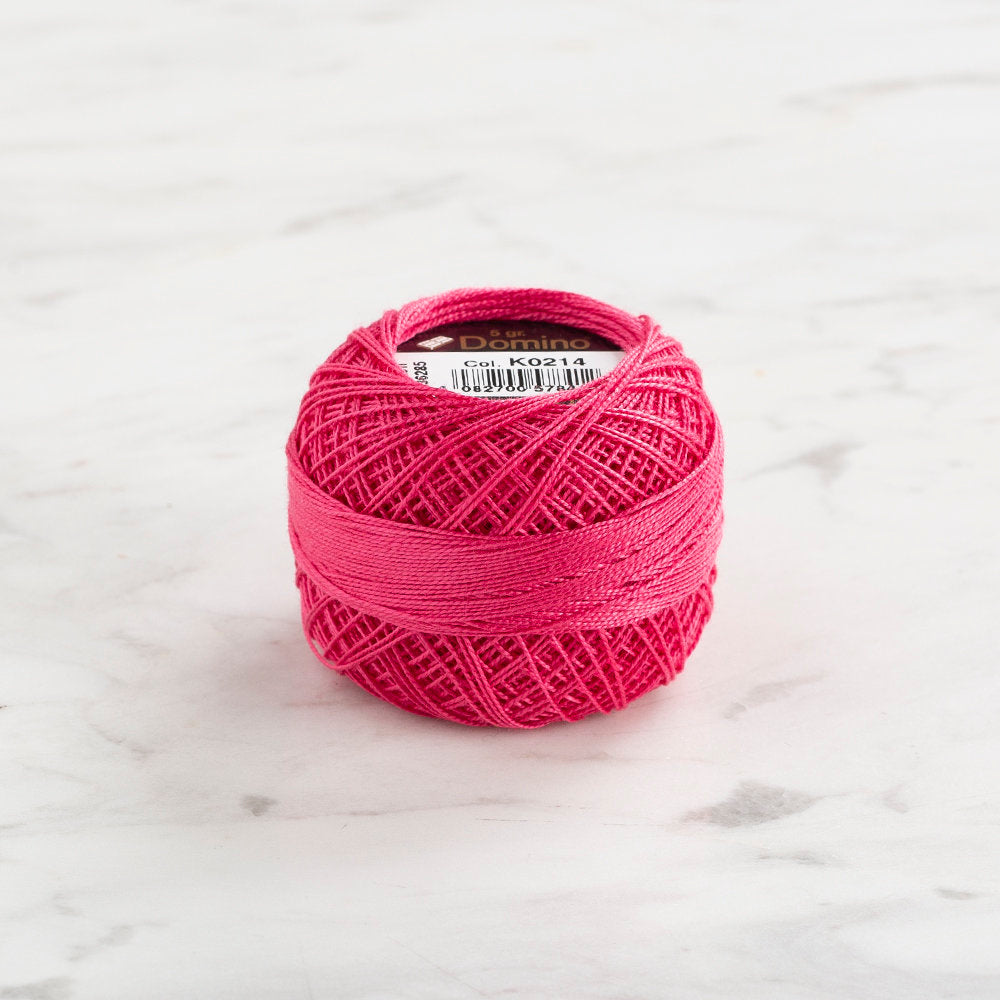 Domino Koton Perle 5gr Pembe No:12 Nakış İpliği - 4590012-K0214