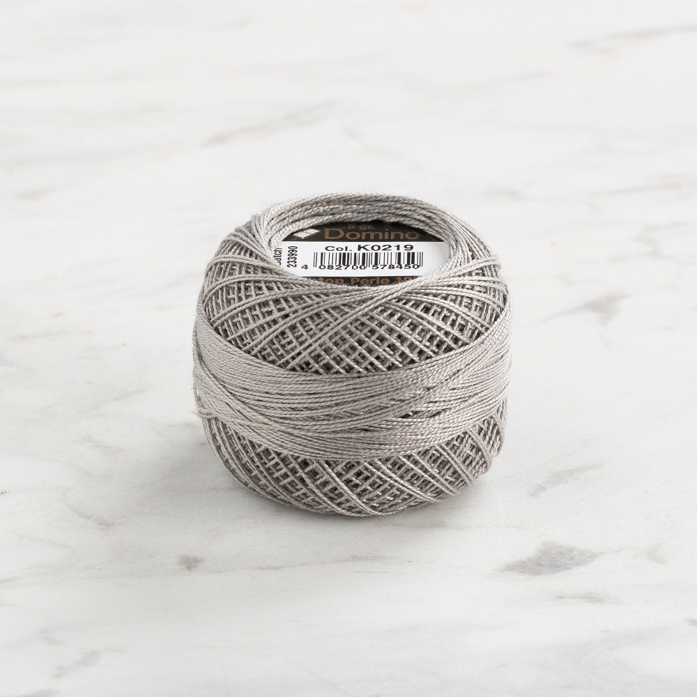 Domino Koton Perle 5gr Gri No:12 Nakış İpliği - 4590012-K0219