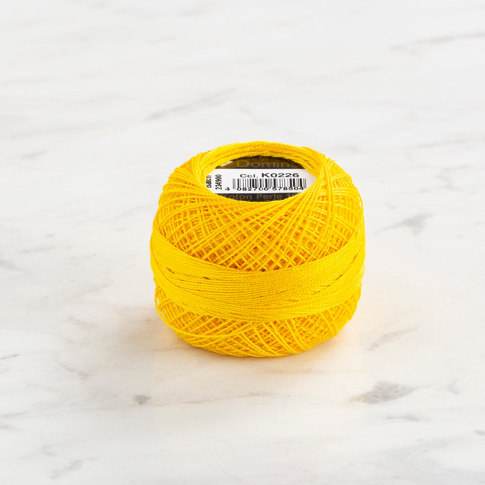 Domino Koton Perle 5gr Sarı No:12 Nakış İpliği - 4590012-K0226