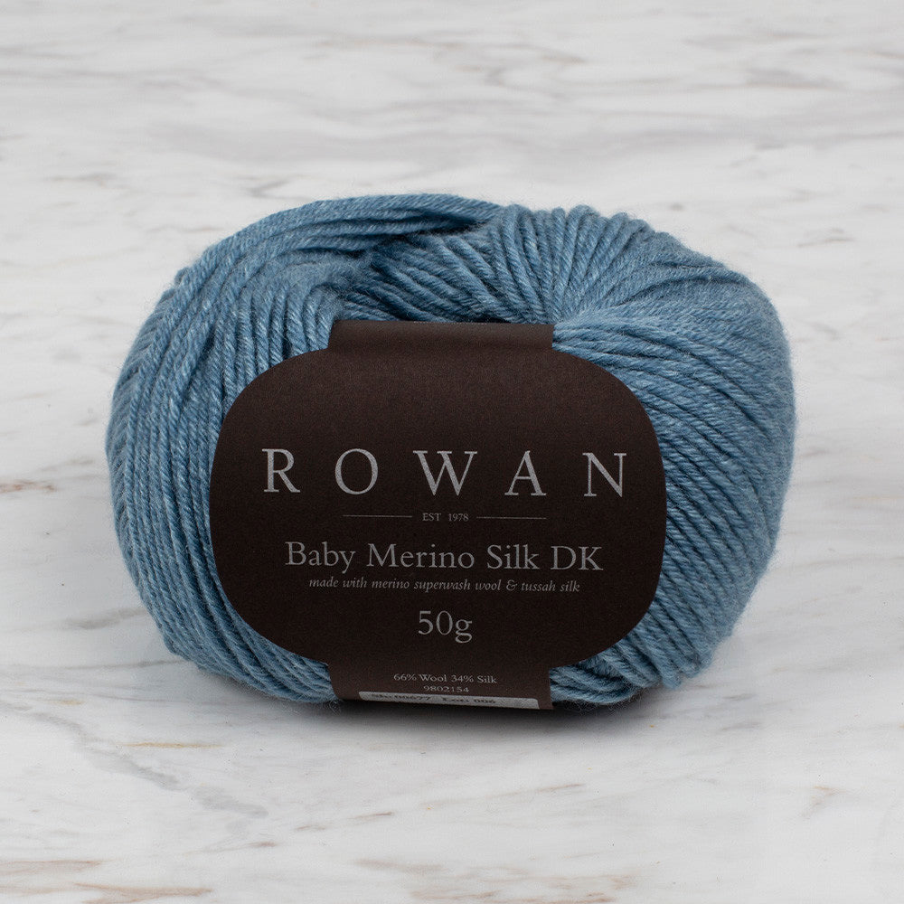 Rowan Baby Merino Silk DK 50gr Mavi El Örgü İpi - SH00677