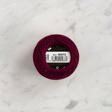 Domino Koton Perle 5gr Mürdüm No:12 Nakış İpliği - 4590012-72