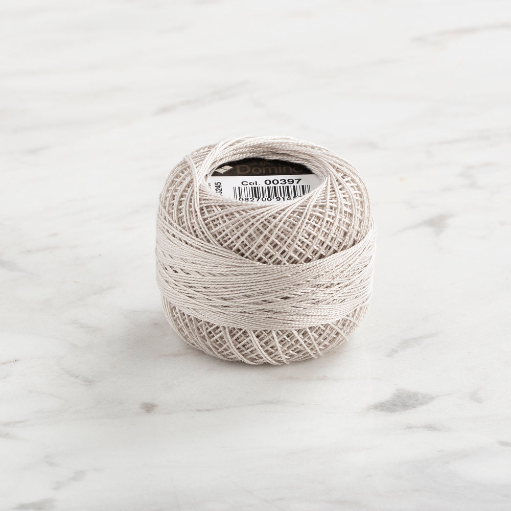 Domino Koton Perle 5gr Açık Gri No:12 Nakış İpliği - 4590012-397