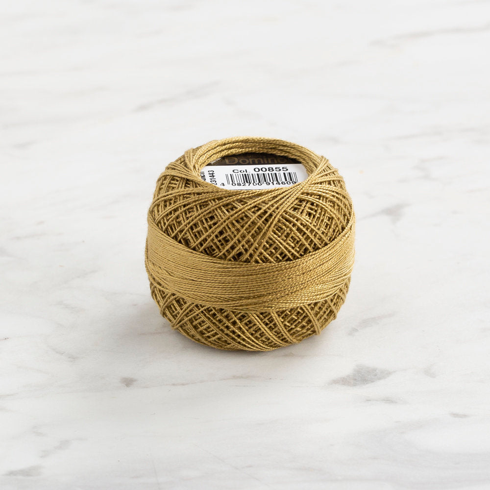 Domino Koton Perle 5gr Yeşil No:12 Nakış İpliği - 4590012-855