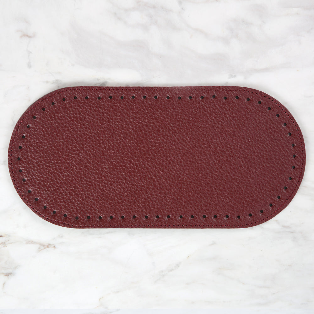 Knitme Çanta Tabanı 27x13 cm Bordo BA-0063