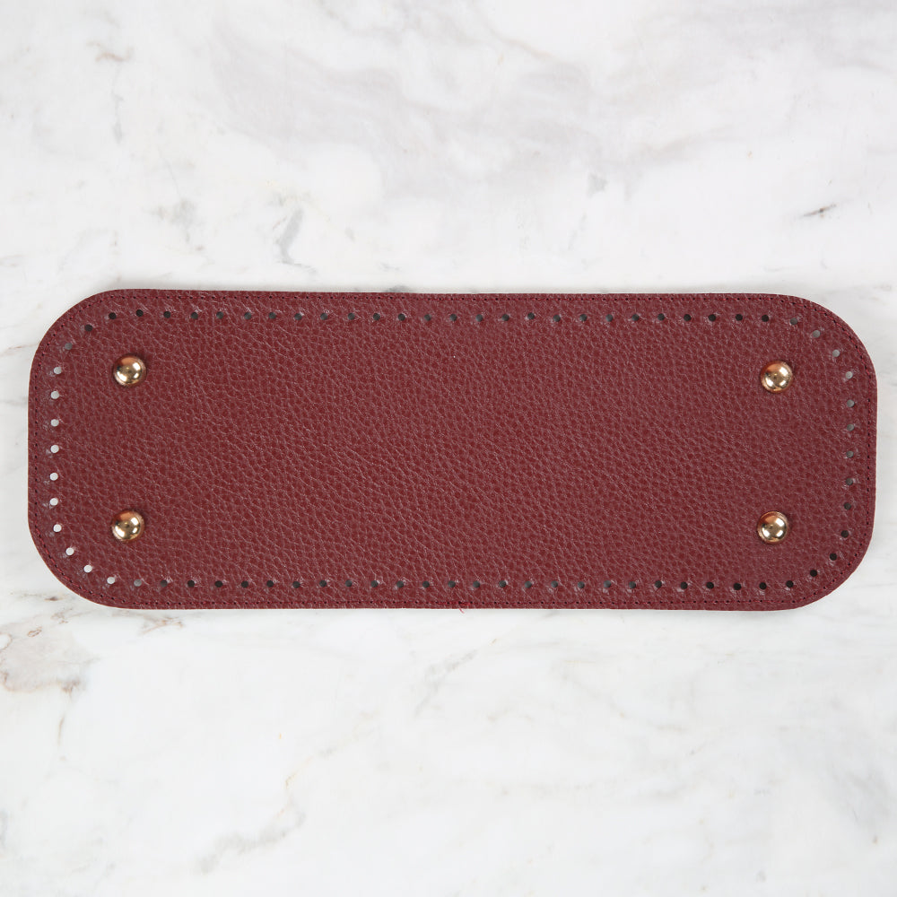 Knitme Çanta Tabanı 32x12 cm Bordo BA-0061