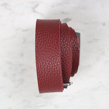 Knitme Sürgü Tokalı Çanta Askısı 130x3 cm Bordo BA-0004