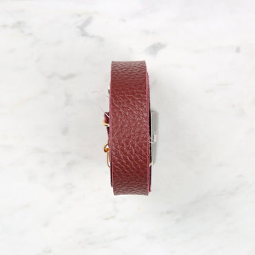 Knitme Sürgü Tokalı Çanta Askısı 135x2cm Bordo BA-0002