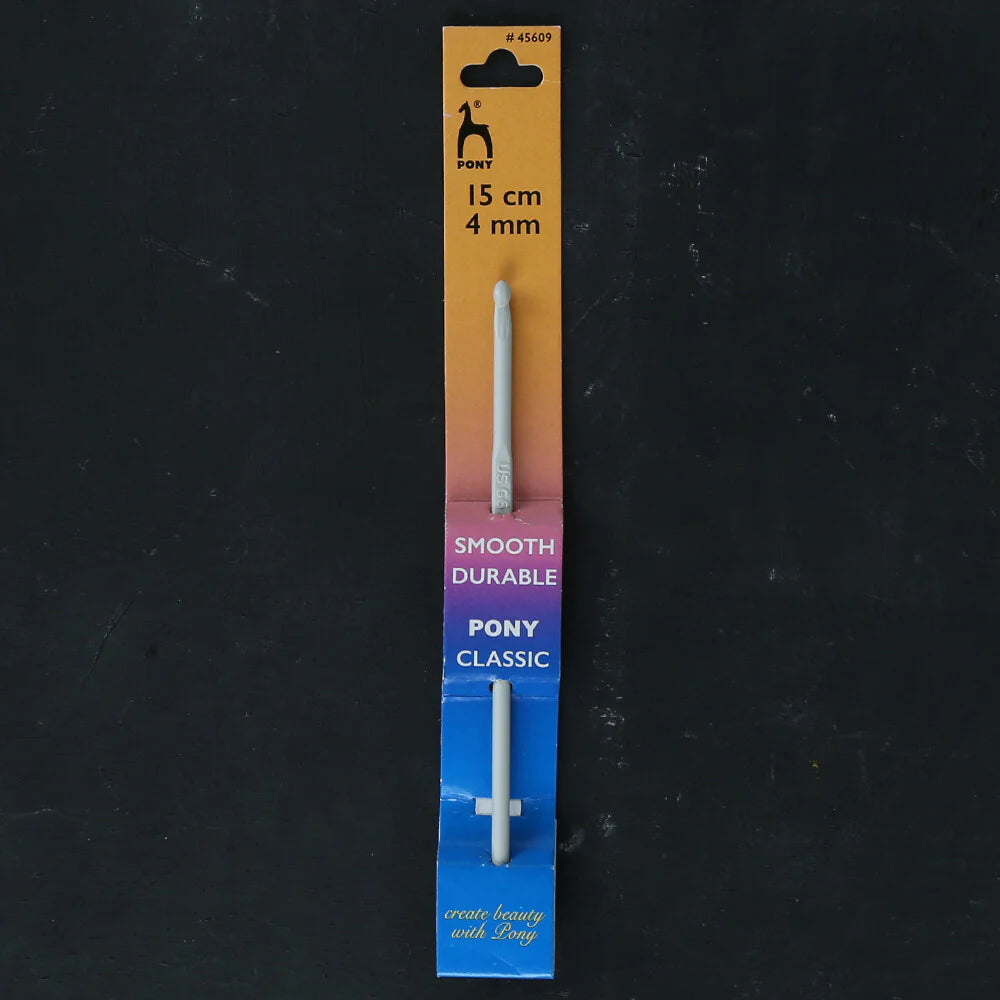 Pony 4 mm 15 cm Alüminyum Yün Tığ - 45609