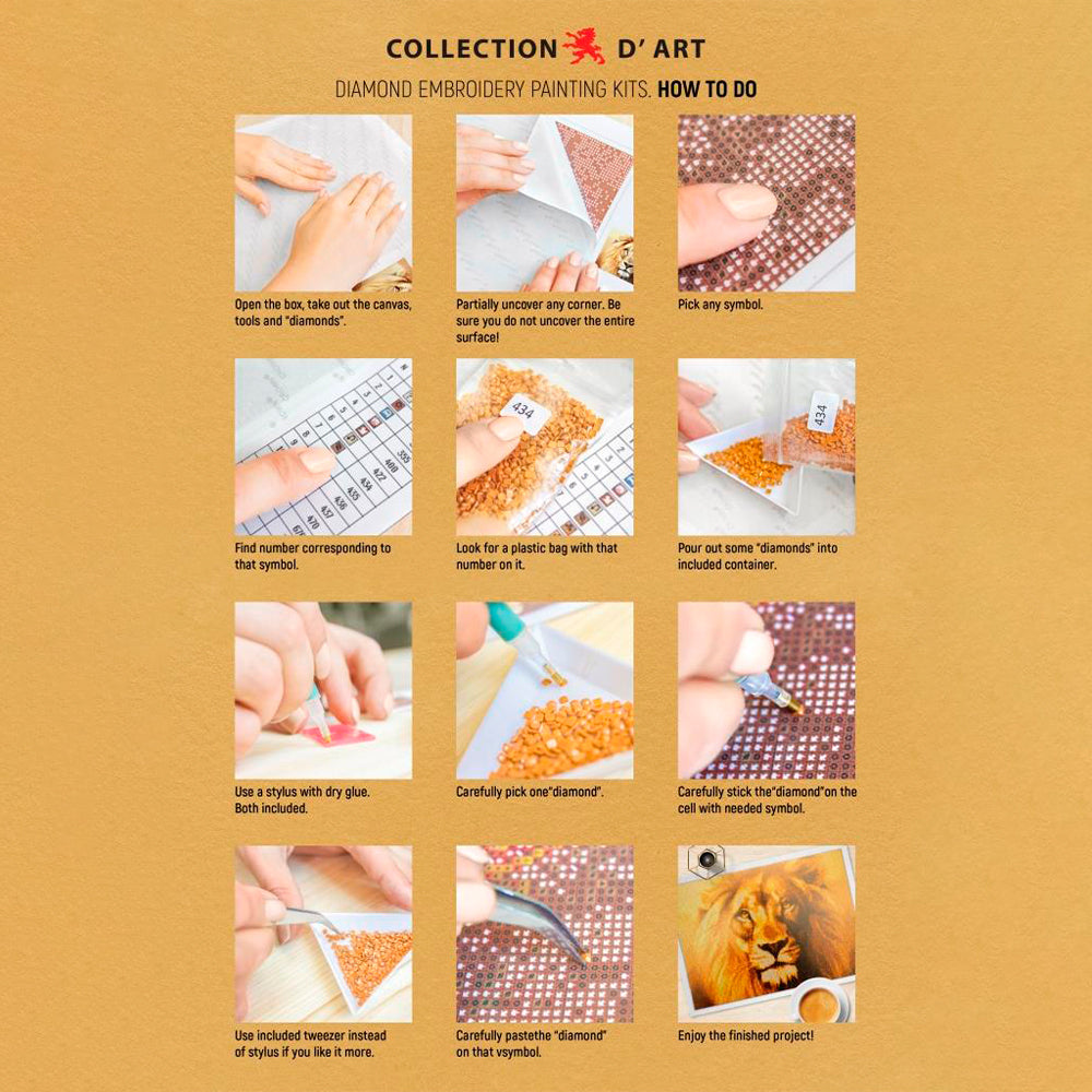 Collection D Art Fox Pup 19 x 27 Mozaik Kit - D1031