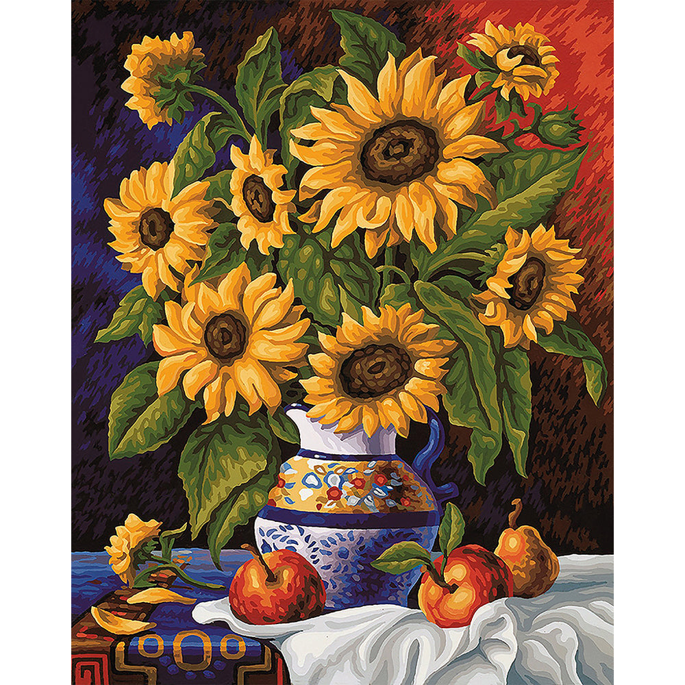 Collection D Art Sunflowers' bunch 38 x 48 Mozaik Kit - D4640