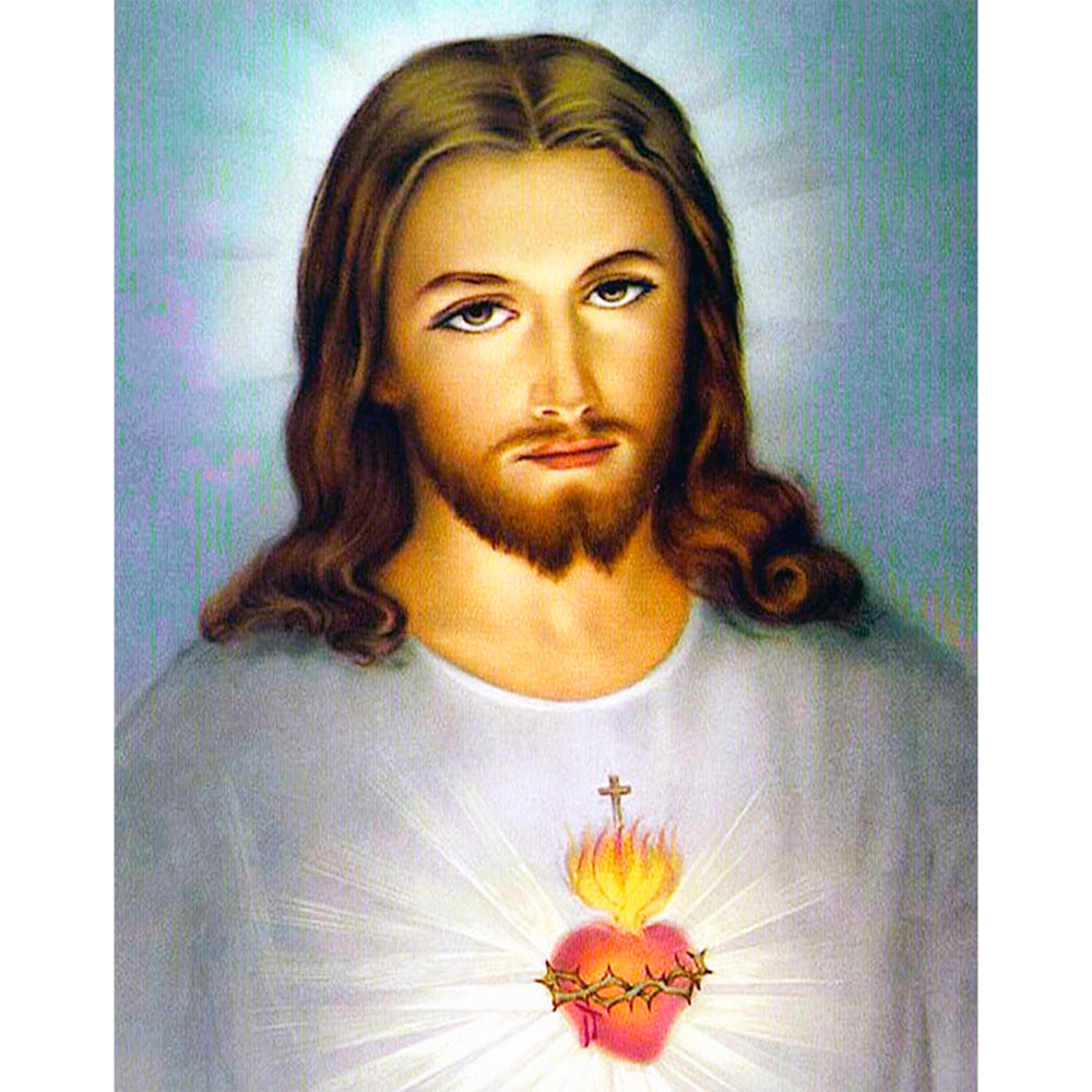 Collection D Art Heart of Jesus 38 x 48 Mozaik Kit - D3407