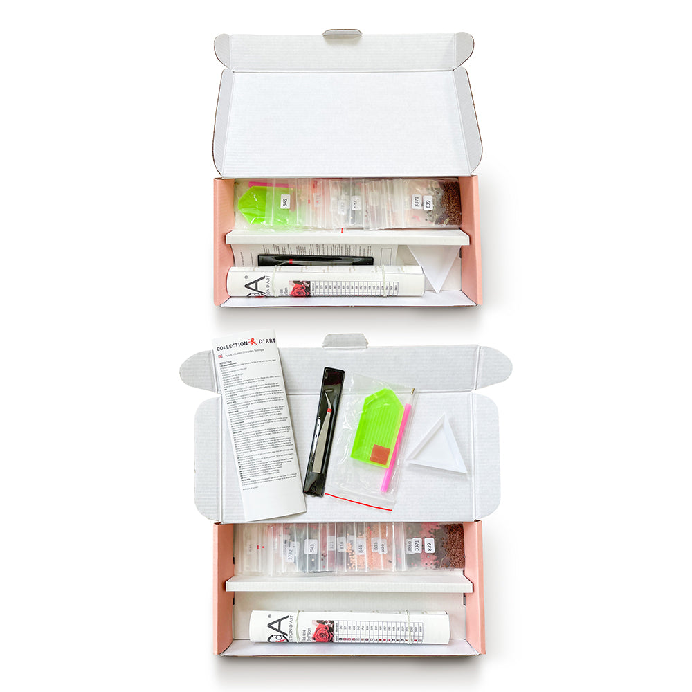 Collection D Art Chamomile and Ladybug 27x19 Mozaik Kit - D4649