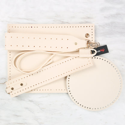 Knitme Kova Çanta Seti Krem BA-0114