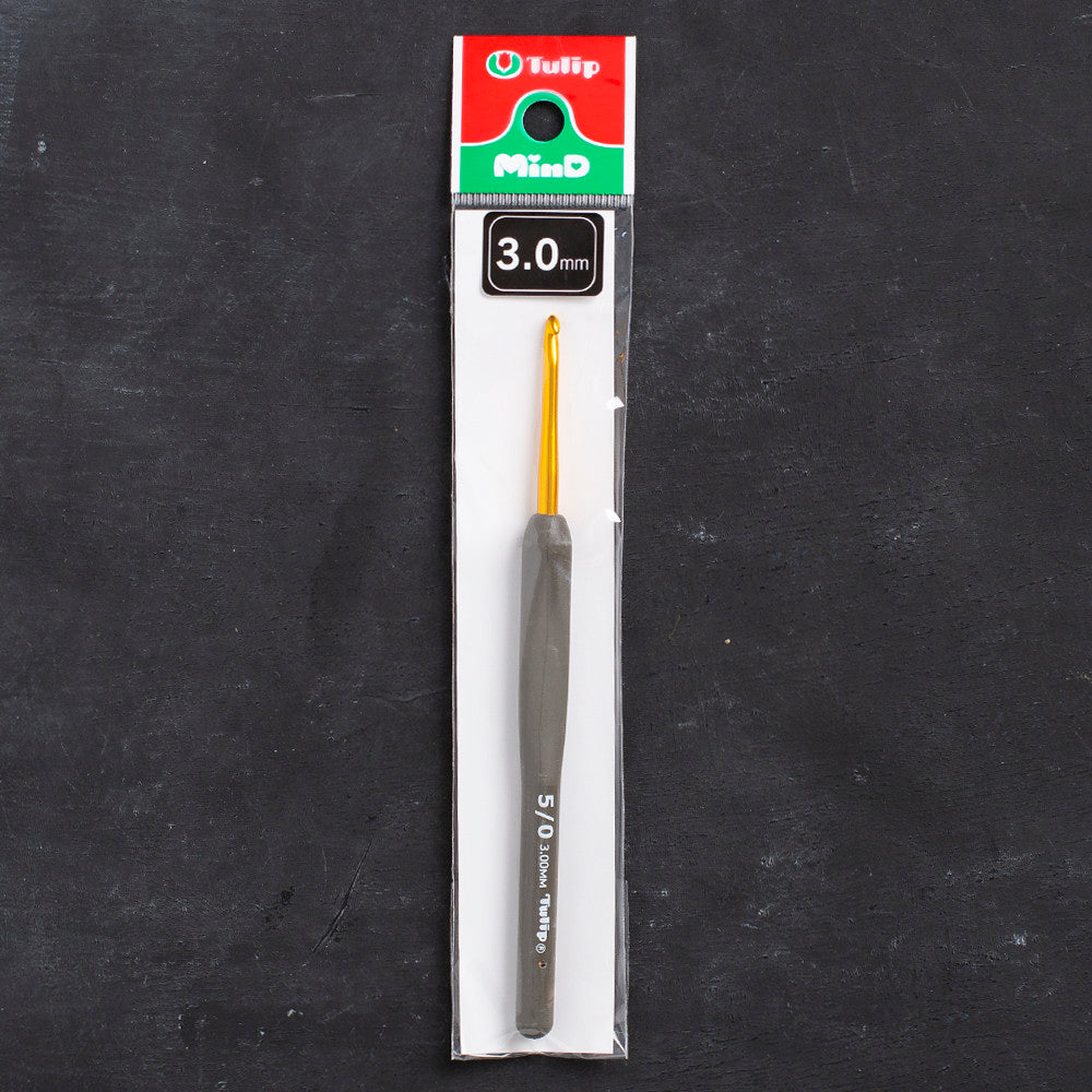 Tulip Etimo 3 mm 14 cm Kahverengi Yumuşak Saplı Yün Tığ - T15-500e