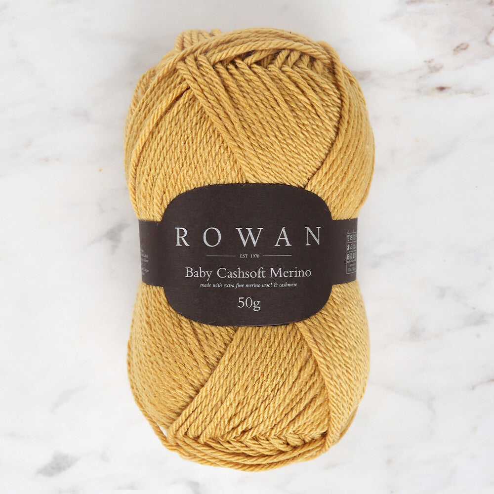 Rowan Baby Cashsoft Merino 50gr Hardal El Örgü İpi - 00123