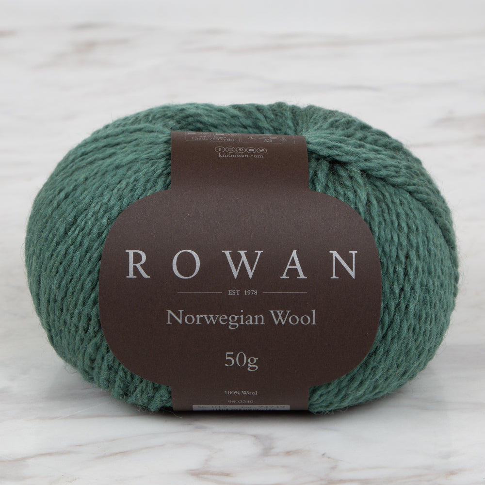 Rowan Norwegian Wool Yeşil El Örgü İpi - SH017