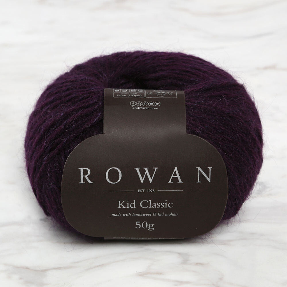 Rowan Kid Classic 50gr Patlıcan Moru El Örgü İpi - 911
