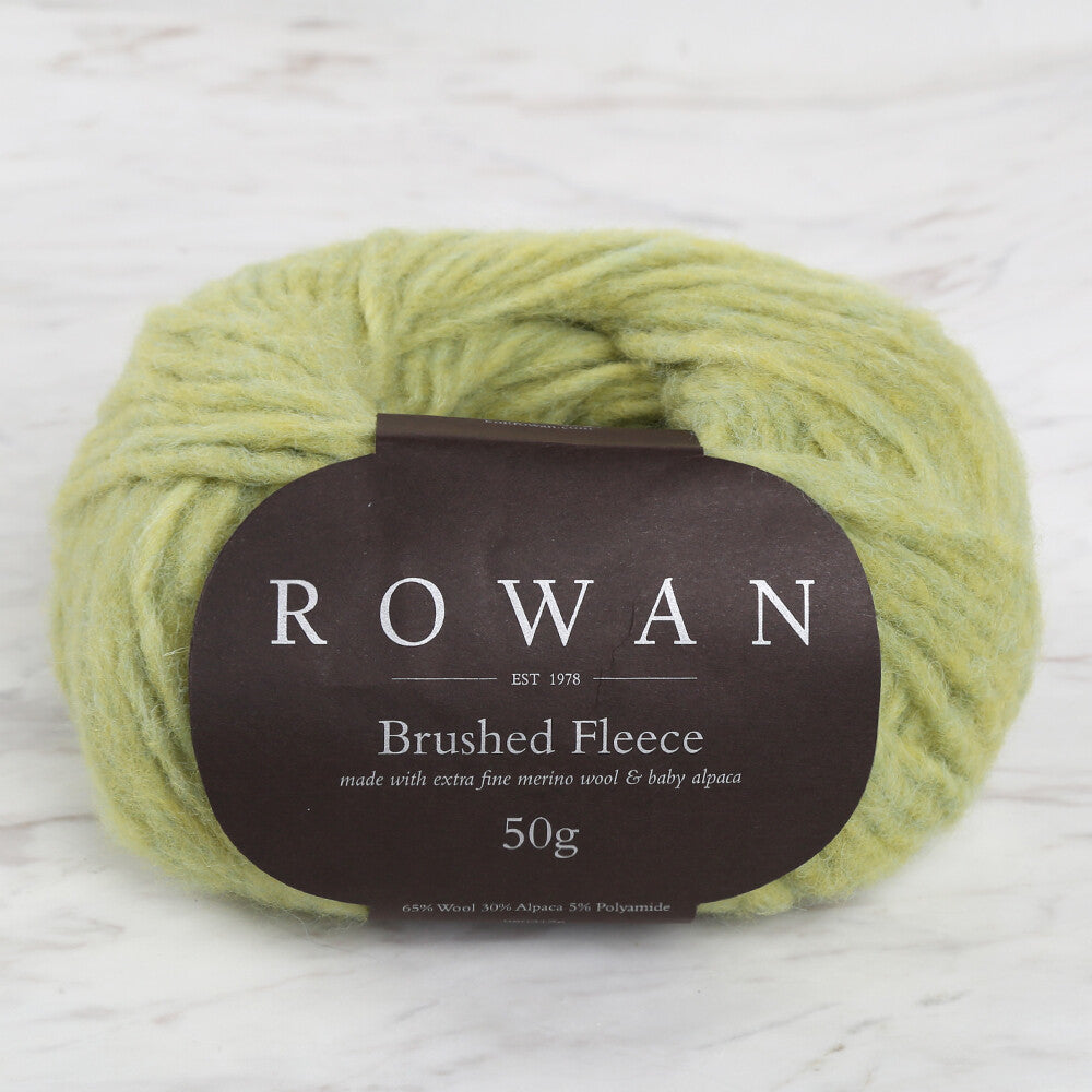 Rowan Brushed Fleece 50gr Fıstık Yeşili El Örgü İpi - 00281