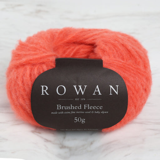 Rowan Brushed Fleece 50gr Turuncu El Örgü İpi - 00282