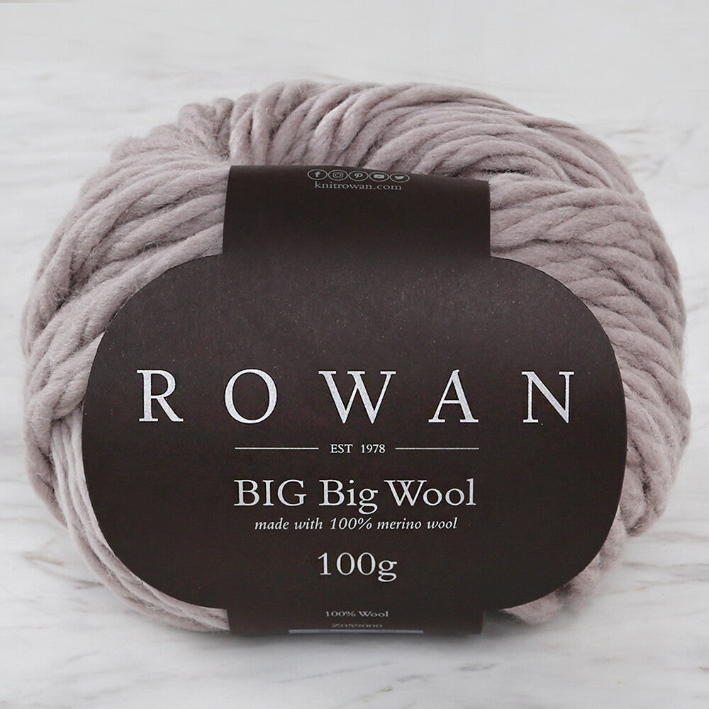 Rowan BIG Big Wool Vizon El Örgü İpi - 00212