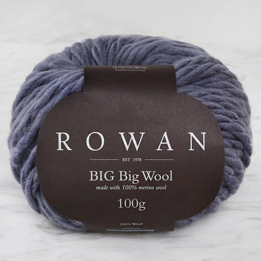 Rowan BIG Big Wool Koyu Gri El Örgü İpi - 00217