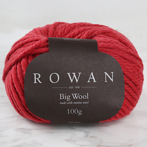 Rowan Big Wool Kırmızı El Örgü İpi - 00063