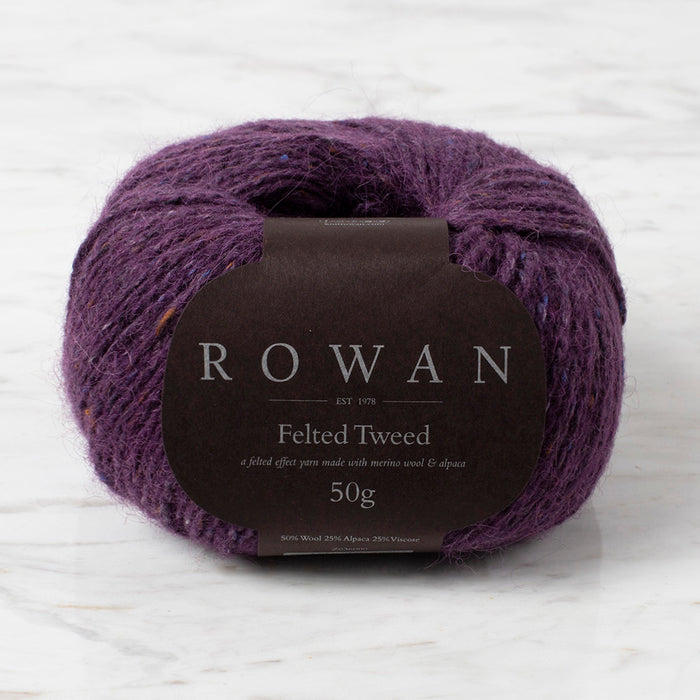 Rowan Felted Tweed 50gr Patlıcan Moru El Örgü İpi - 151
