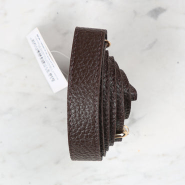 Knitme Sürgü Tokalı Çanta Askısı 130x2 cm Kahverengi BA-0072