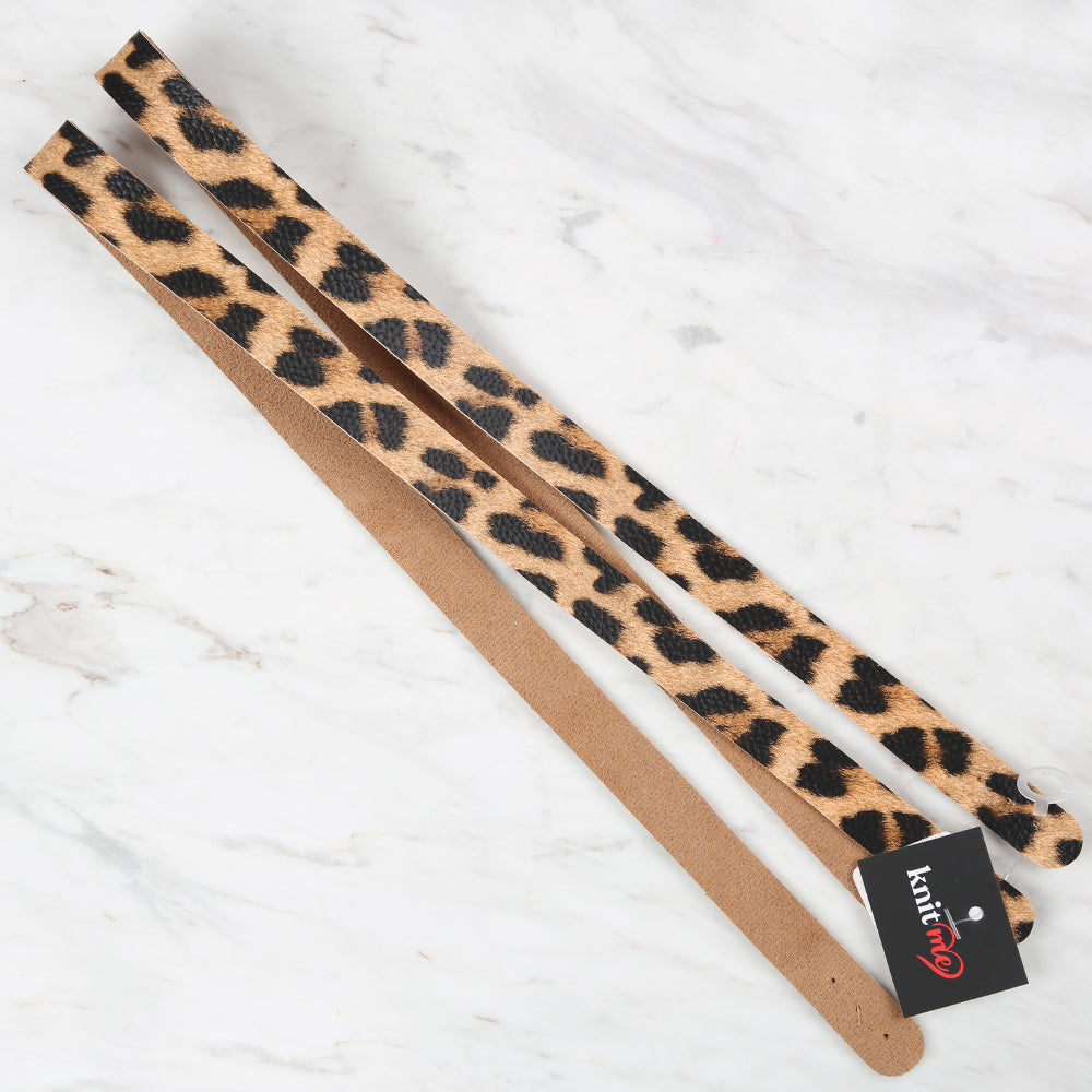 Knitme Spor Dikiş Çanta Askısı 70x1.7 cm (Çift) Leopar BA-0074