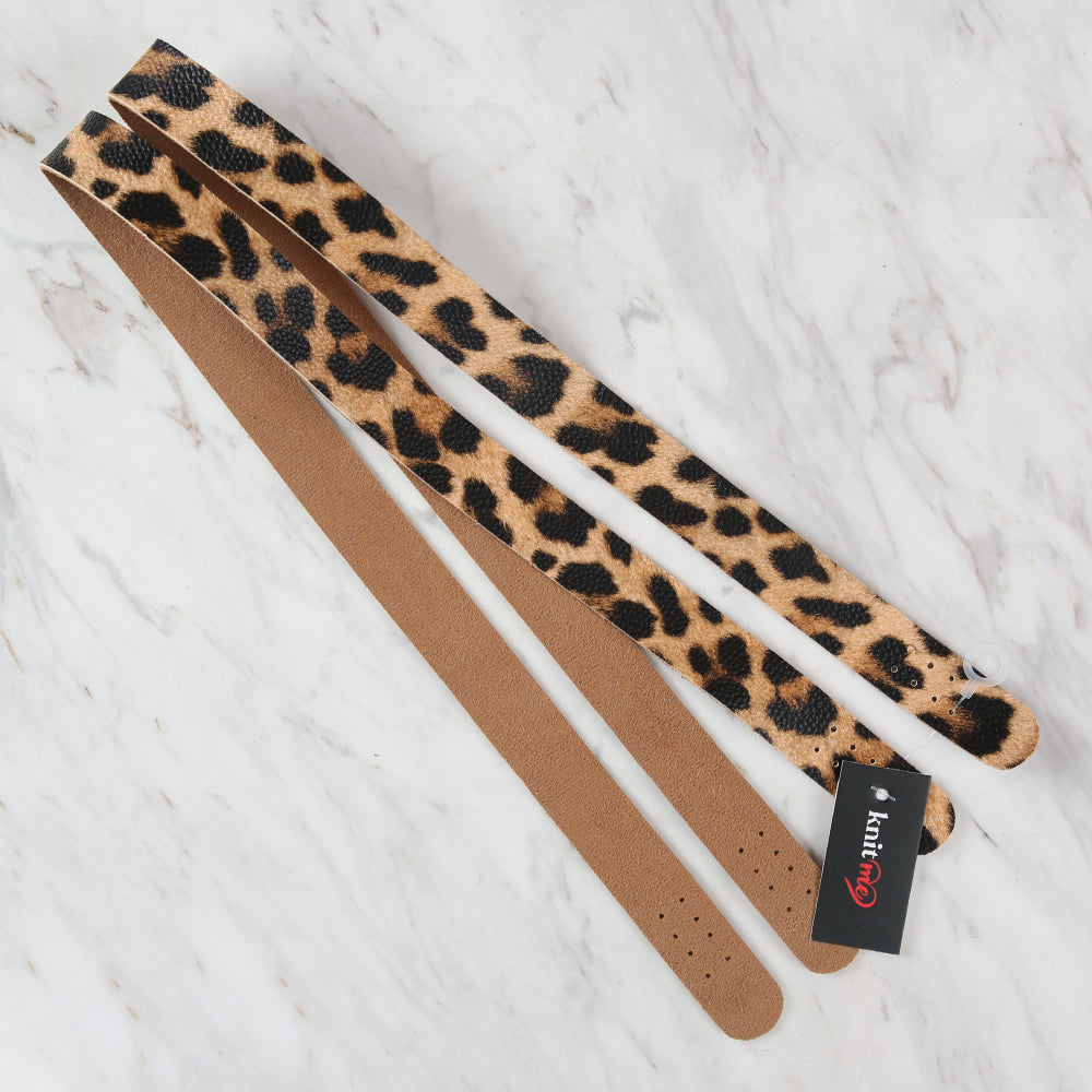 Knitme Spor Dikişli Çanta Askısı 75X2,5 cm Leopar BA-0006