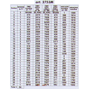ORCHİDEA 40 x 50 cm  Noel Arifesi Baskılı Goblen 2753M 