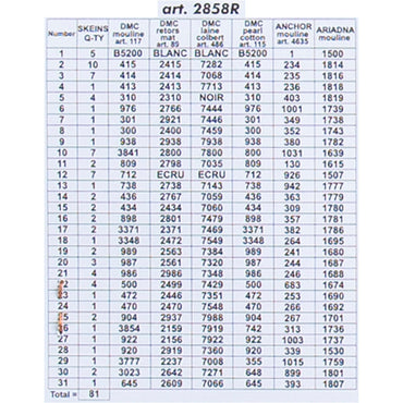 ORCHİDEA 50 x 70 cm Çiftlik Baskılı Goblen 2858R 