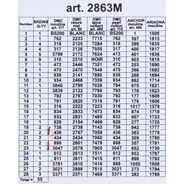ORCHİDEA 40 x 50 cm  Erikler Baskılı Goblen 2863M 