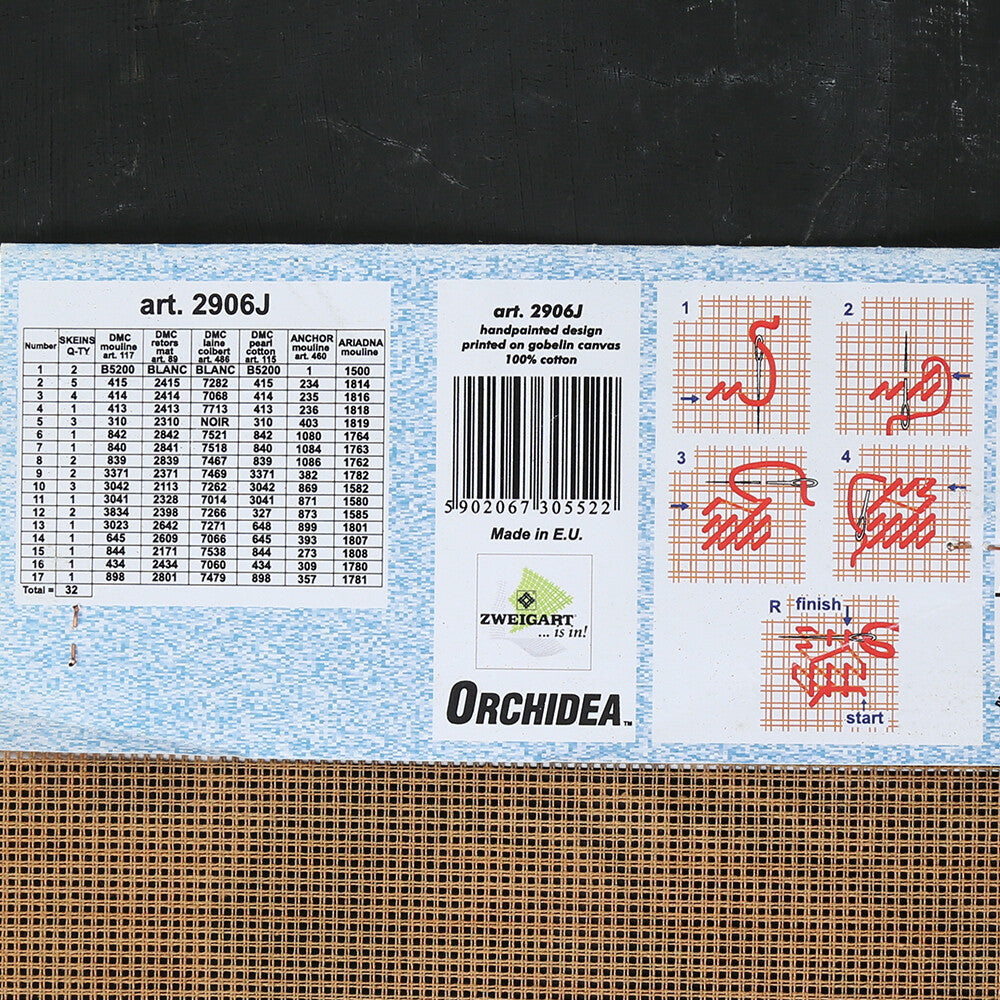 Orchidea 30x40 cm Baskılı Goblen After Joseph Farquharson - Sheep İn A Snowstorm 2906J