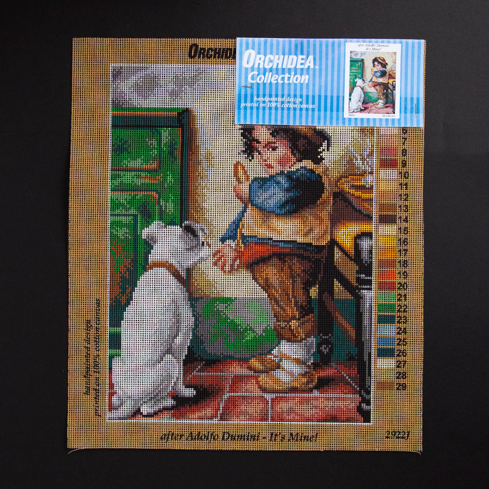 ORCHİDEA 30 x 40 cm Benim Baskılı goblen  2922J 