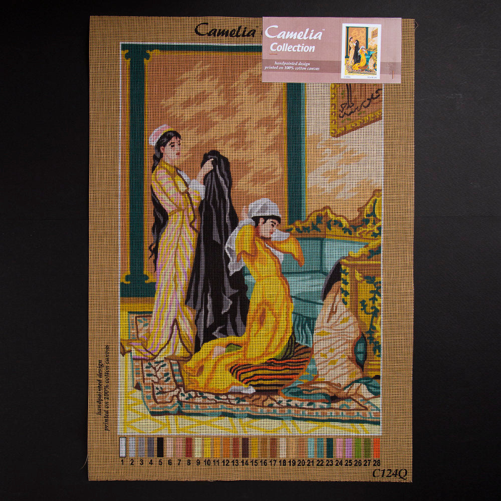 ORCHİDEA 40 x 60 cm Kadınlar Baskılı Goblen C124Q