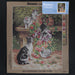 Orchidea 40x50 cm Carl Reichert - Cats And Flowers Baskılı Goblen 3285M