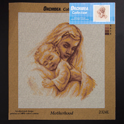 ORCHİDEA 40 x 40 cm Anne Kucağı Baskılı Goblen 2324L