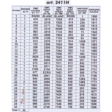 ORCHİDEA 24 x 30 cm Bahçedeki Çiçekler Baskılı Goblen 2411H